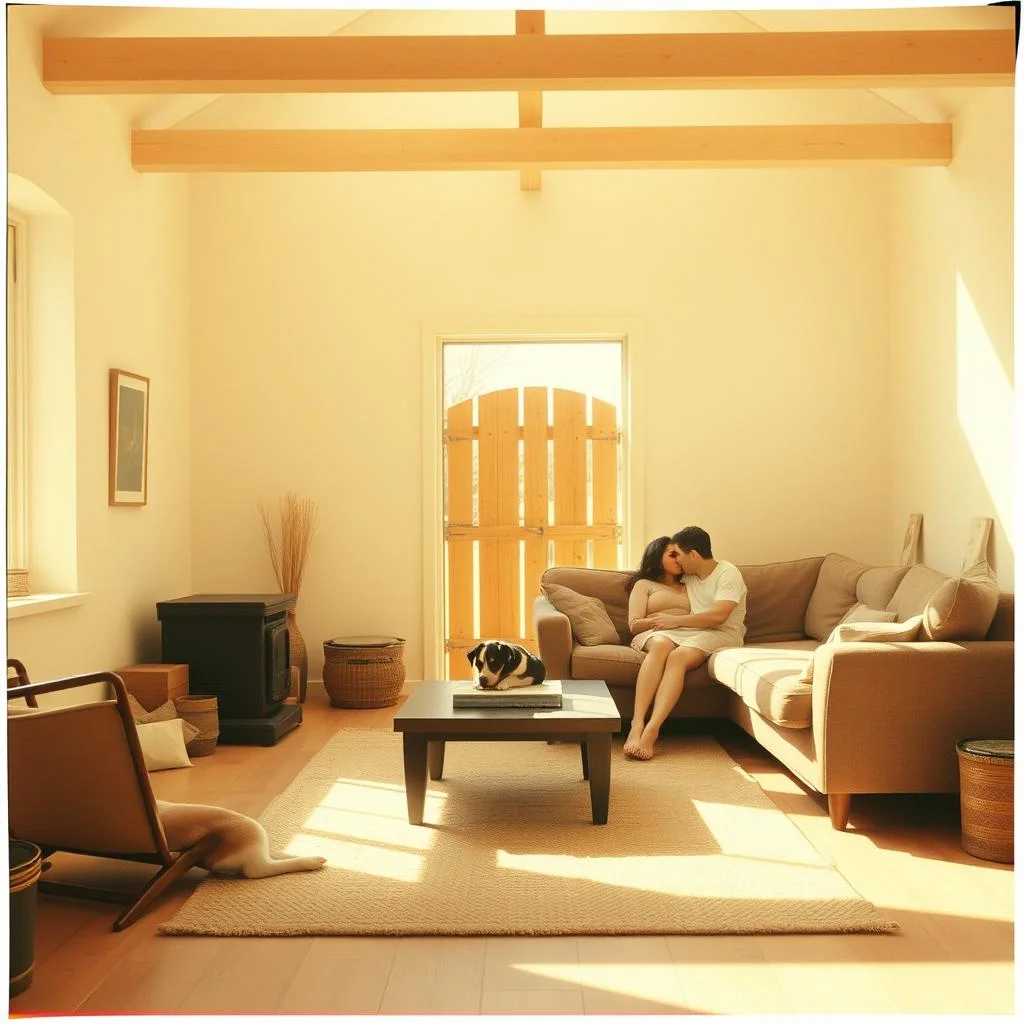 Sunlight on the Living Room Floor